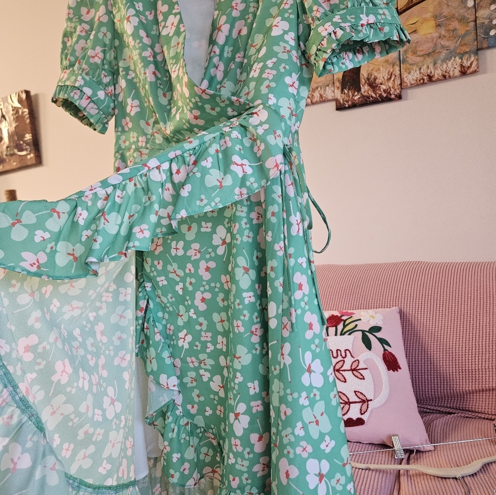 Free People Kourt Rhoda Floral Mini Dress - Picture 6 of 13